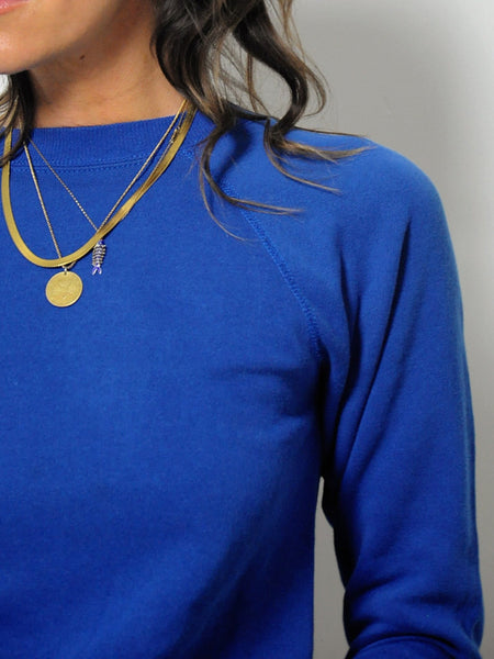 1980's Cobalt Blue Sweatshirt