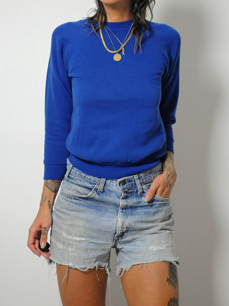1980's Cobalt Blue Sweatshirt