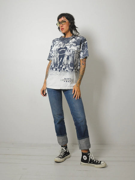 1980's Champion Notre Dame All Over Print Tee