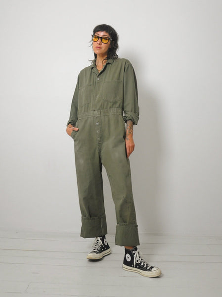 1950's Olive HBT Coveralls