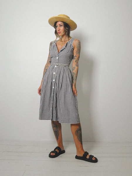 1950's Ciao Gingham Sundress