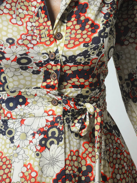 1970's Farrah Wrap Mini Dress