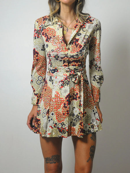 1970's Farrah Wrap Mini Dress