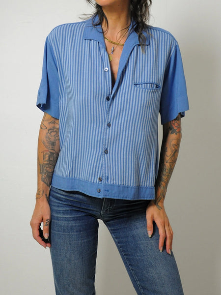1950's Single stitch Striped Shirt