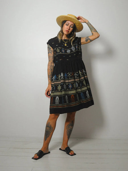 1960's/70's Camille Embroidered Dress