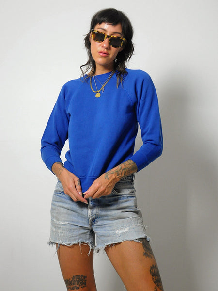 1980's Cobalt Blue Sweatshirt