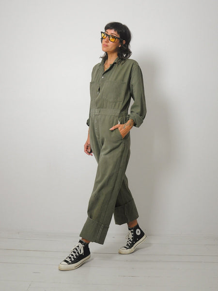 1950's Olive HBT Coveralls