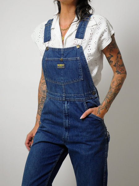 1980's OshKosh Dark Wash Overalls