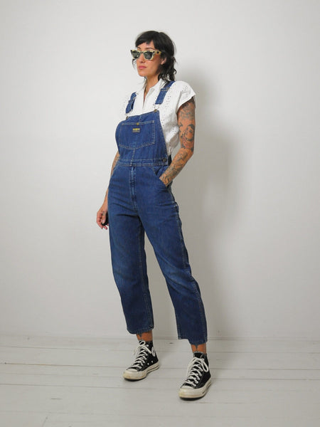 1980's OshKosh Dark Wash Overalls