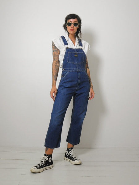 1980's OshKosh Dark Wash Overalls