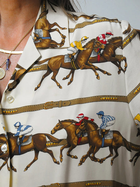 Ralph Lauren Horse Racing Blouse