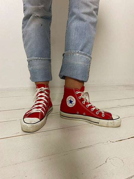 80's/90's Red Converse All Star | size 7