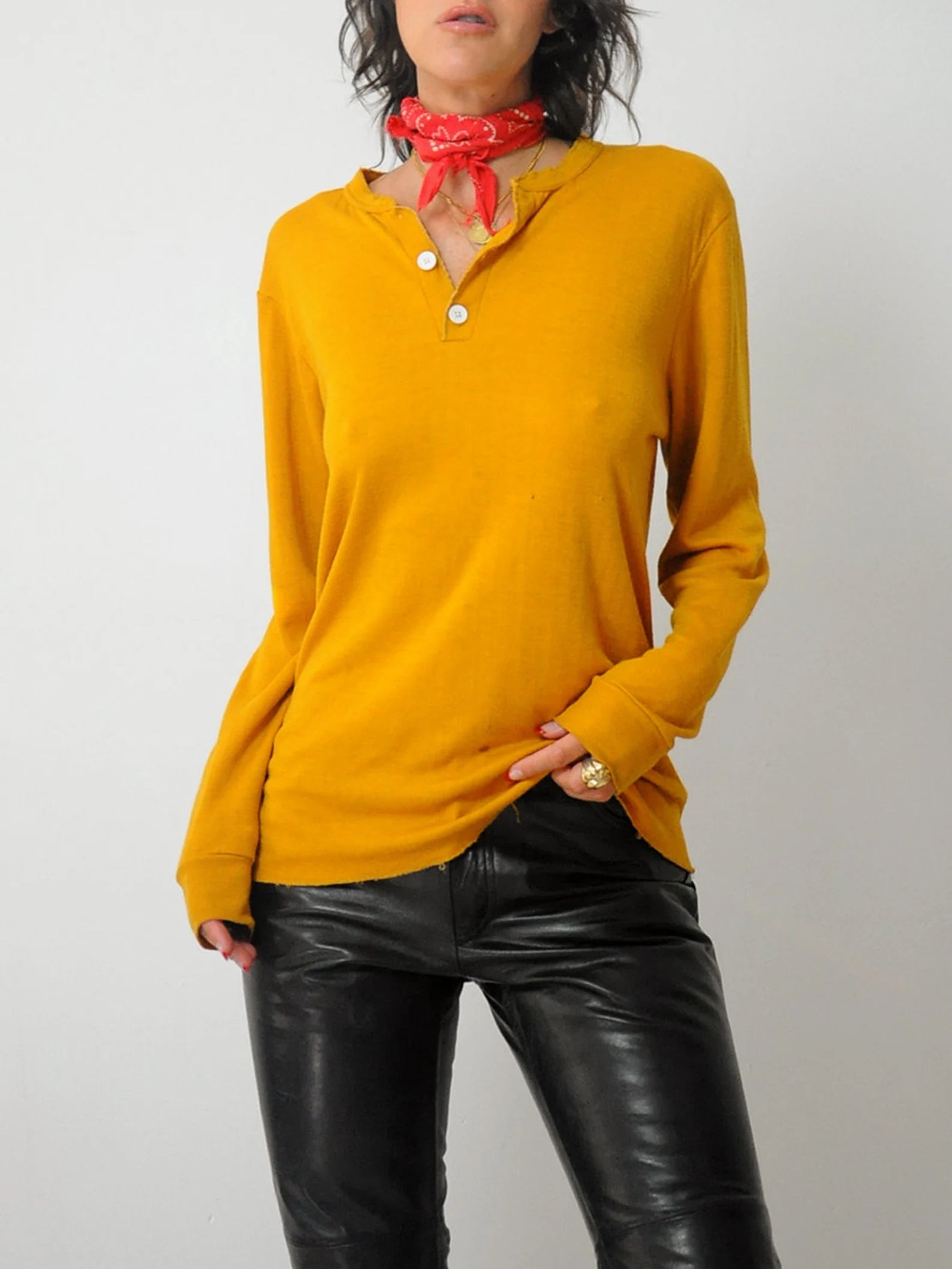 1970's Soft Butterscotch Ski Thermal