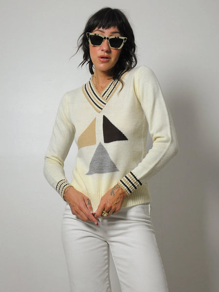 1970's Triangle Knit Sweater