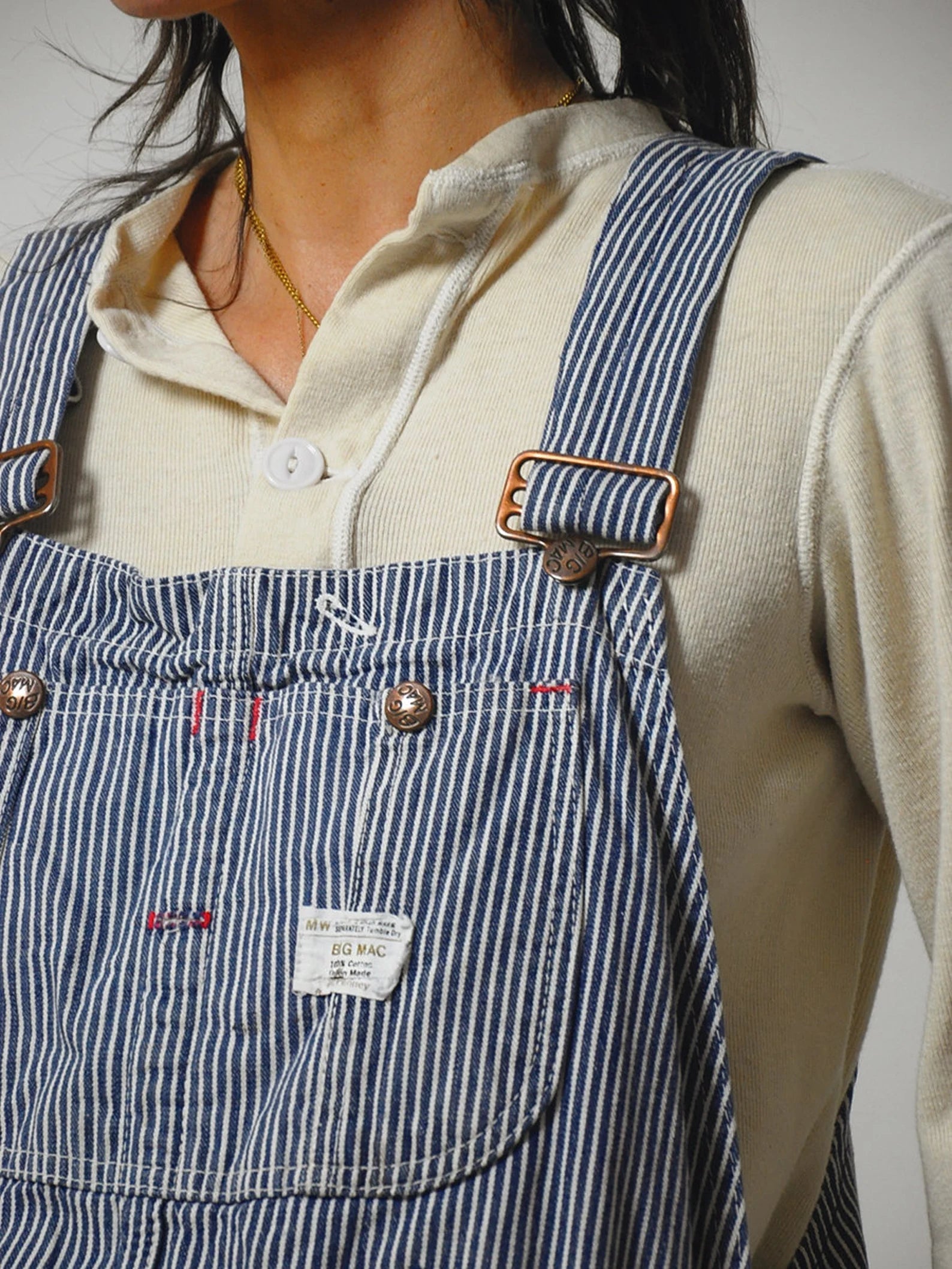 1960's Big Mac Hickory Stripe Overalls