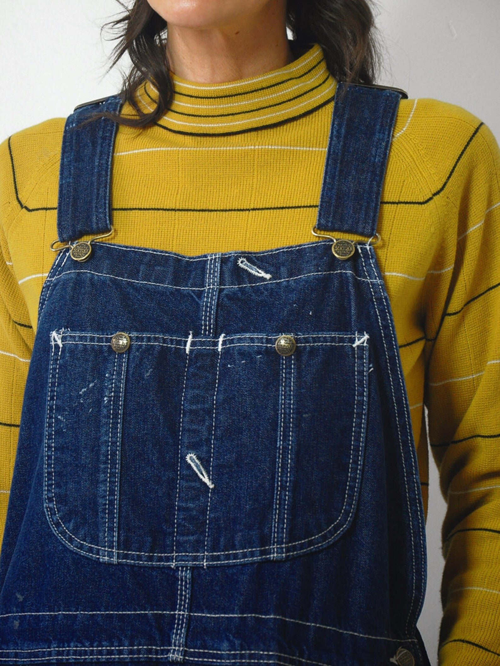 1980's Indigo Roebucks Overalls