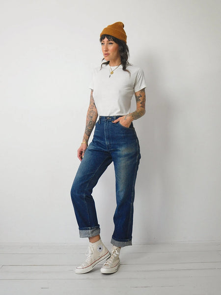 1980's White Paper Thin T-shirt