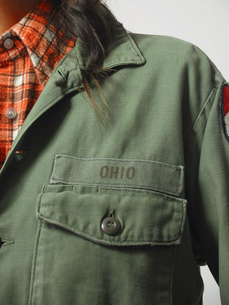 1970's OG107 Ohio Military Shirt