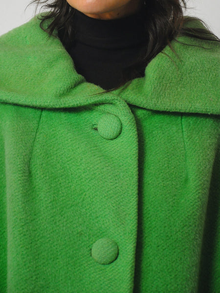 1950's Lilli Ann Shamrock Mohair Coat