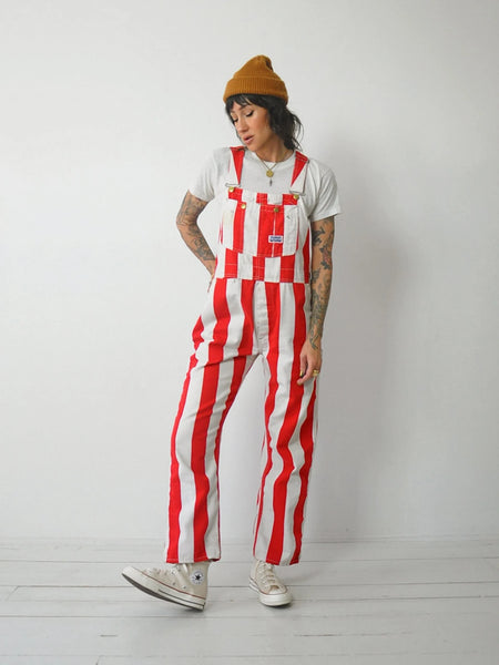 1970's Big Smith Red Stripe Overalls