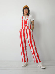 1970's Big Smith Red Stripe Overalls