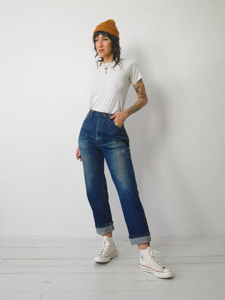 1980's White Paper Thin T-shirt