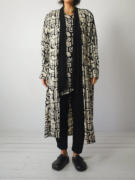 90's Draped 3 pc. Batik Pant Set