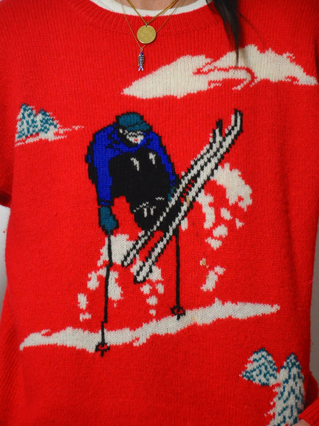 1980's Ski Jumper Sweater