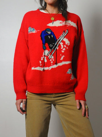 1980's Ski Jumper Sweater