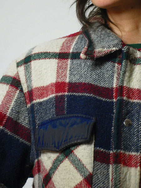 1970's Wool Plaid Unisex Jacket