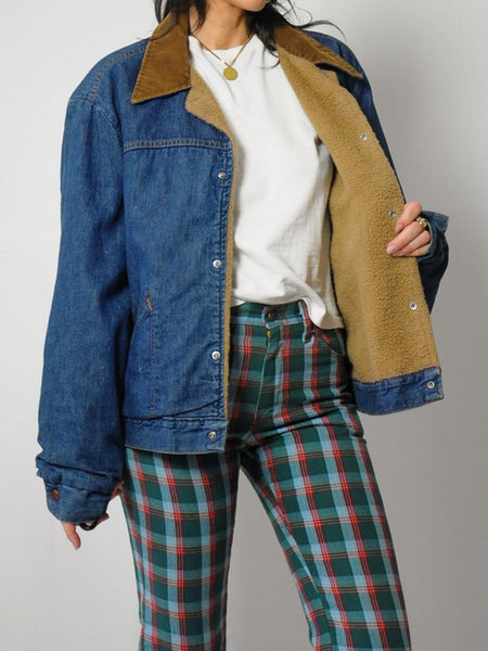 1970's Blanket Lined Wrangler Jean Jacket