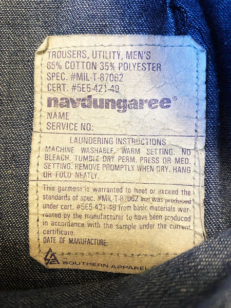1987 Navy Issue Flared Jeans 29x28.5