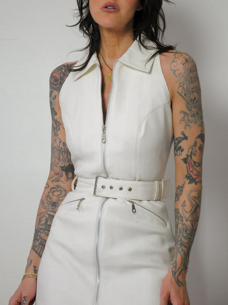 y2k Vegan Leather B.B. Dakota Dress