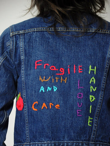 1970's Handle with Care Jean Jacket