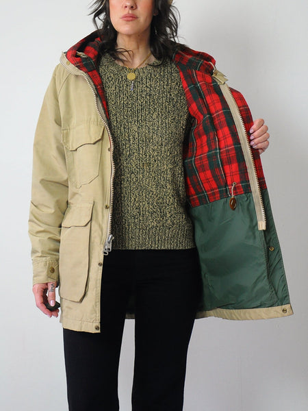 1980's Wheat Woolrich Parka