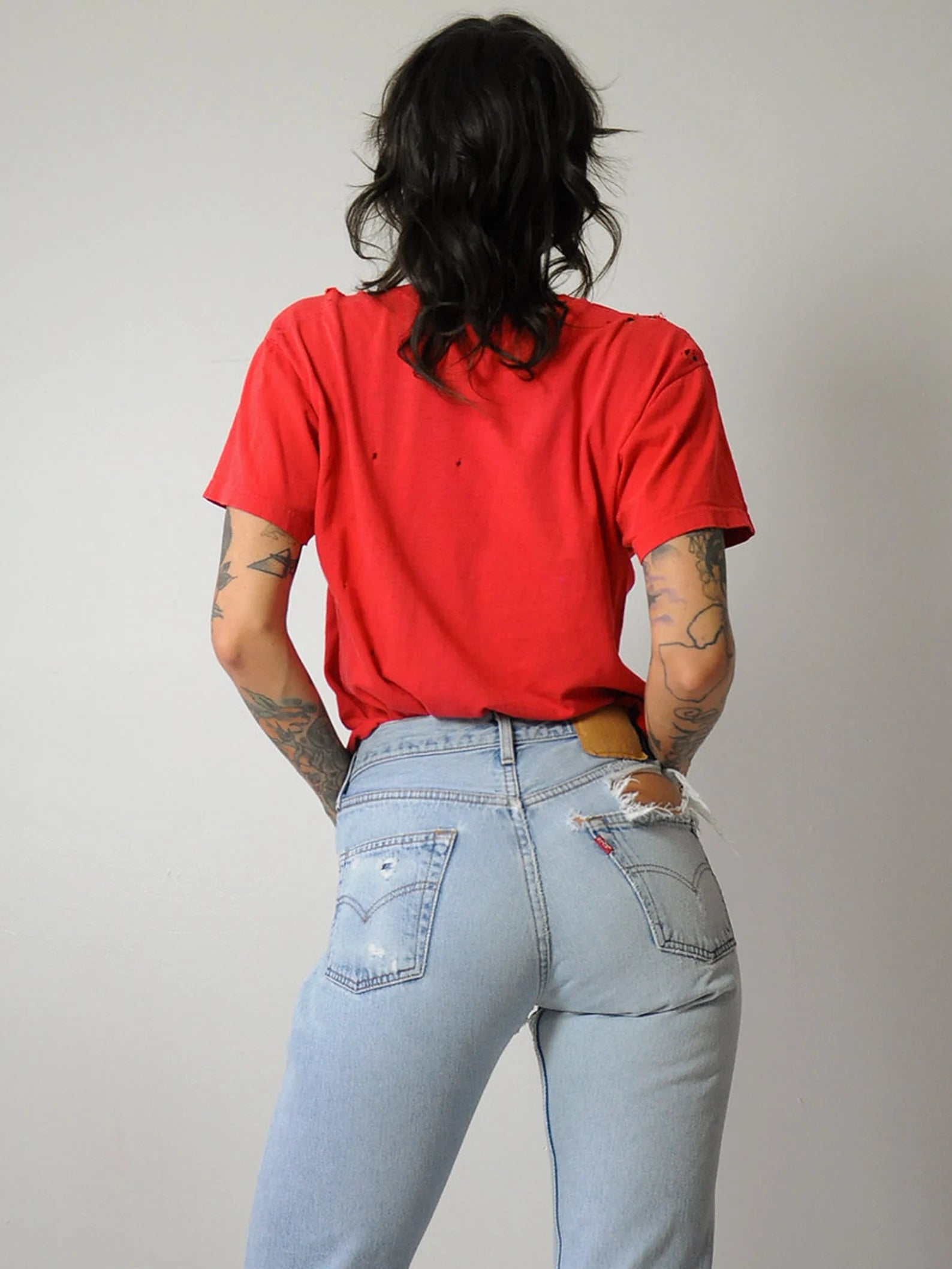 Patched Levi's 501 Jeans 28x30.5