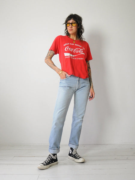 1970's Coca-Cola Cropped T-shirt