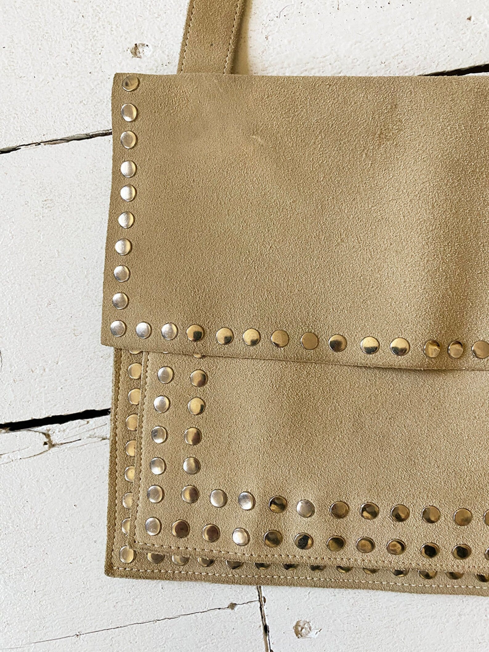 1970's Studded Suede Bag