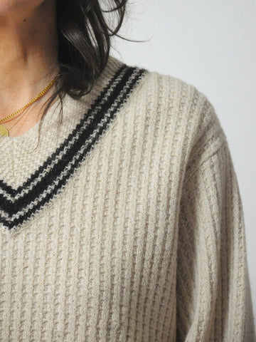 1960's Johnny Wool Tennis sweater
