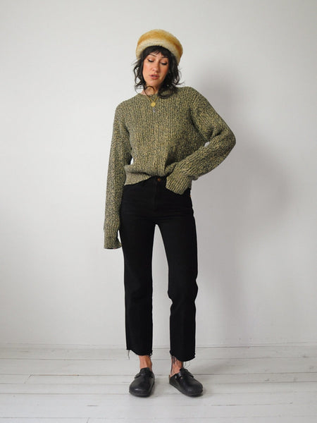 90's J.Crew Marled Cotton Sweater