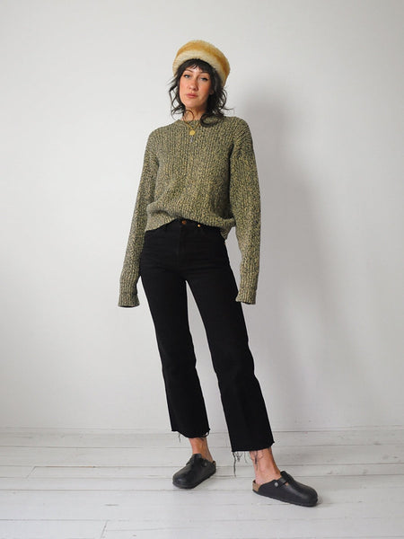 90's J.Crew Marled Cotton Sweater