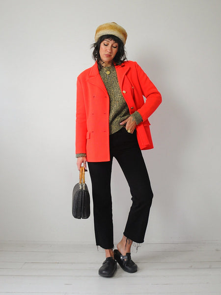 1960's Dayglo Knit Jacket