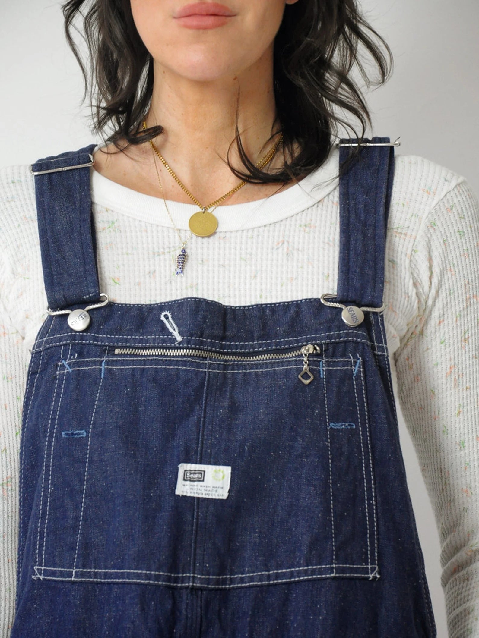 1970's Sears Indigo Overalls