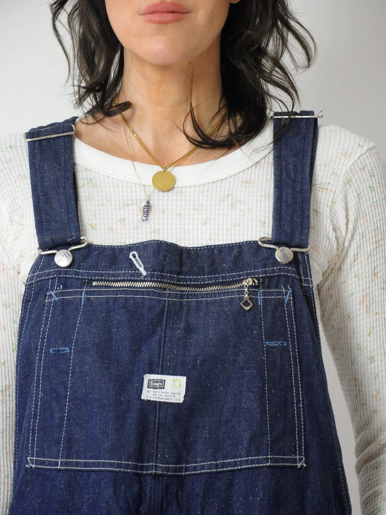 1970 s Sears Indigo Overalls NOIROHIO VINTAGE