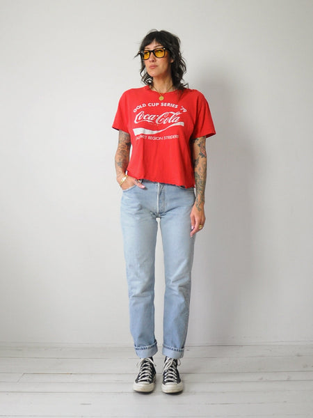 1970's Coca-Cola Cropped T-shirt