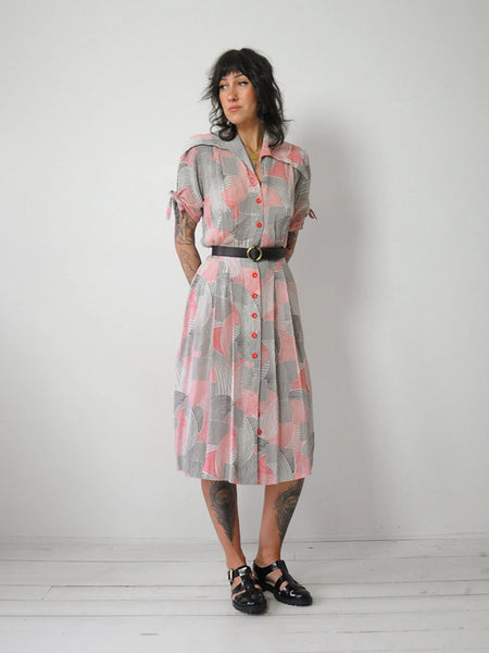 1940's Jasper Abstract Day Dress
