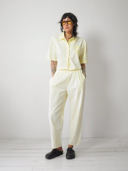 1980's Sherbet 2 Piece Pant Set