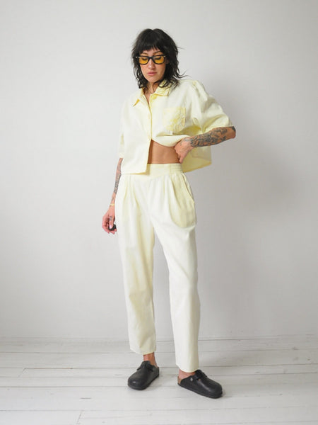 1980's Sherbet 2 Piece Pant Set