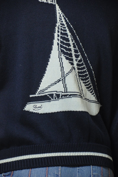 Gucci Sailboat Cardigan