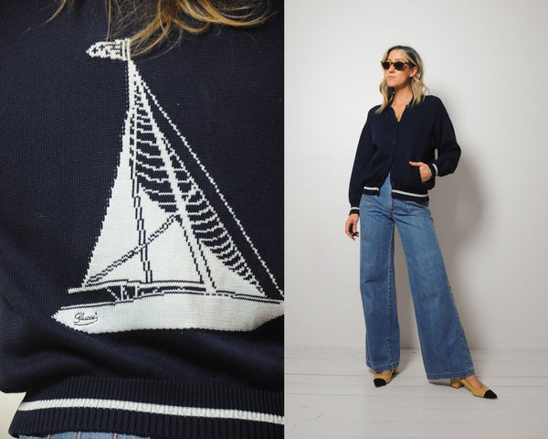 Gucci Sailboat Cardigan